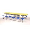 Mesa plegable 12 taburetes