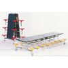 Mesa plegable 16 taburetes