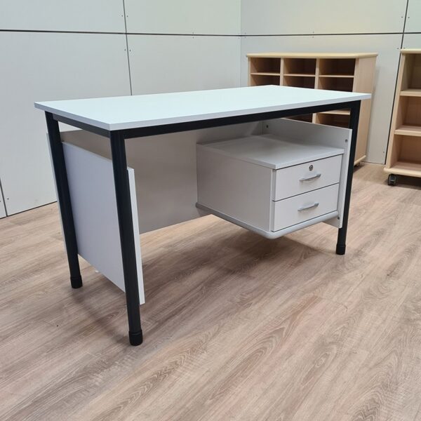 Mesa profesor con 2 cajones