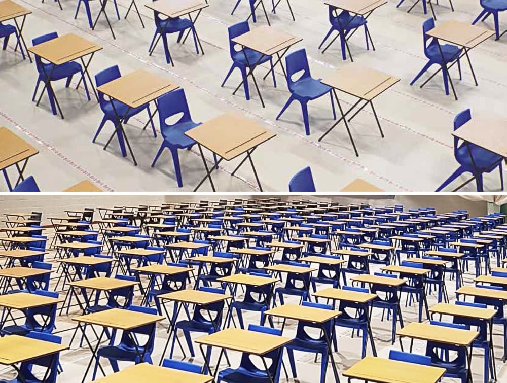 Mesa plegable exámenes Mesa plegable exámenes