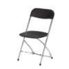 SILLA PLEGABLE NEGRA