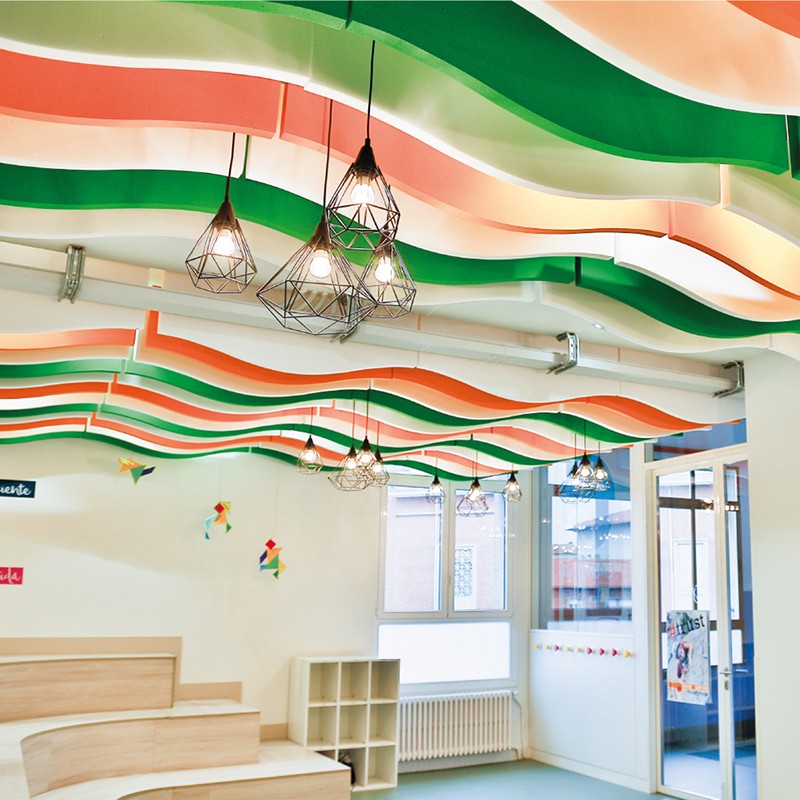 Panel Acústico Baffle Curvo