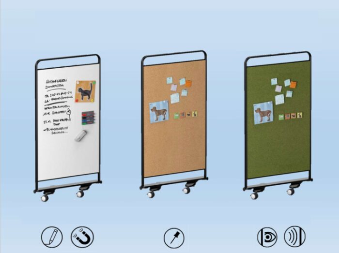 Mampara separadora móvil LinkUp Mampara separadora móvil LinkUp