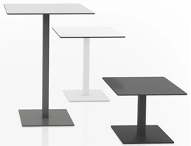 Mesa CUADRADA base de 500x500mm