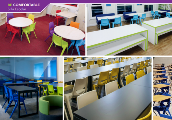 Mobiliario escolar de plástico – Beneficios del plástico reutilizable