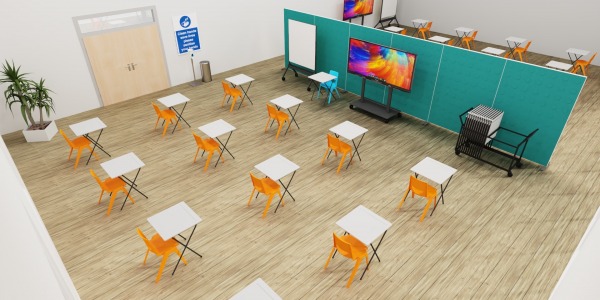 Soluciones de EDIME para el distanciamiento social en el aula