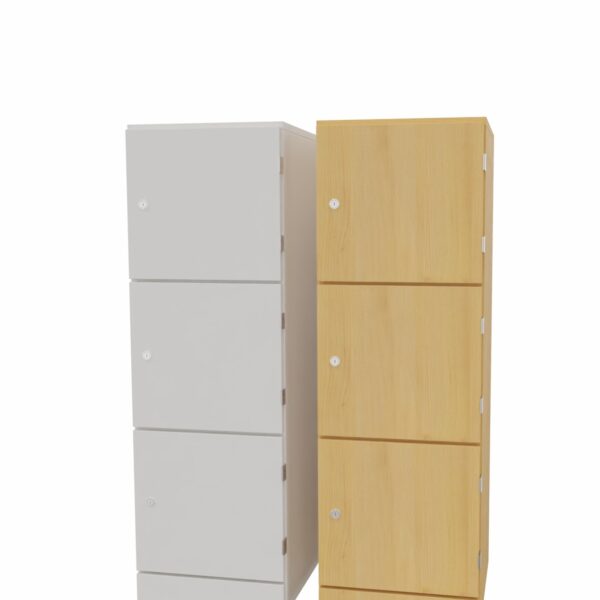 Taquilla de melamina 1Columna/3Huecos