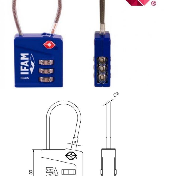 Candado de combinación