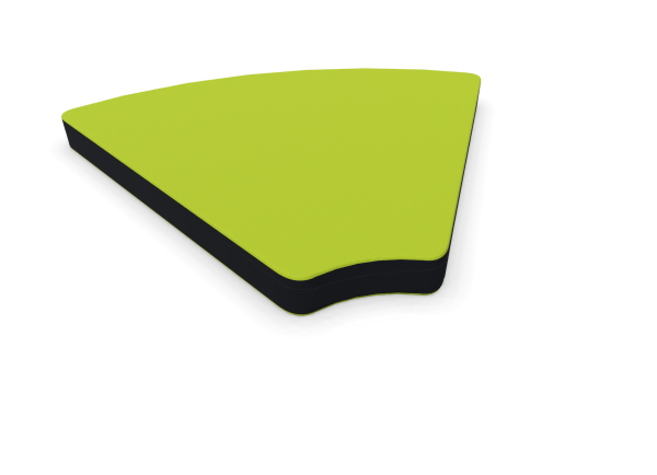 60° wedge-shaped Alfombrilla acolchada Shift+